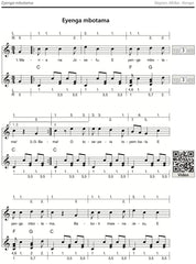 Conny Sommer - “Christmas songs from all over the world” for Kalimba (17 tones, C major)