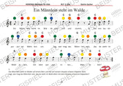 Textbook for Kids - Kalimba B17 (orange)