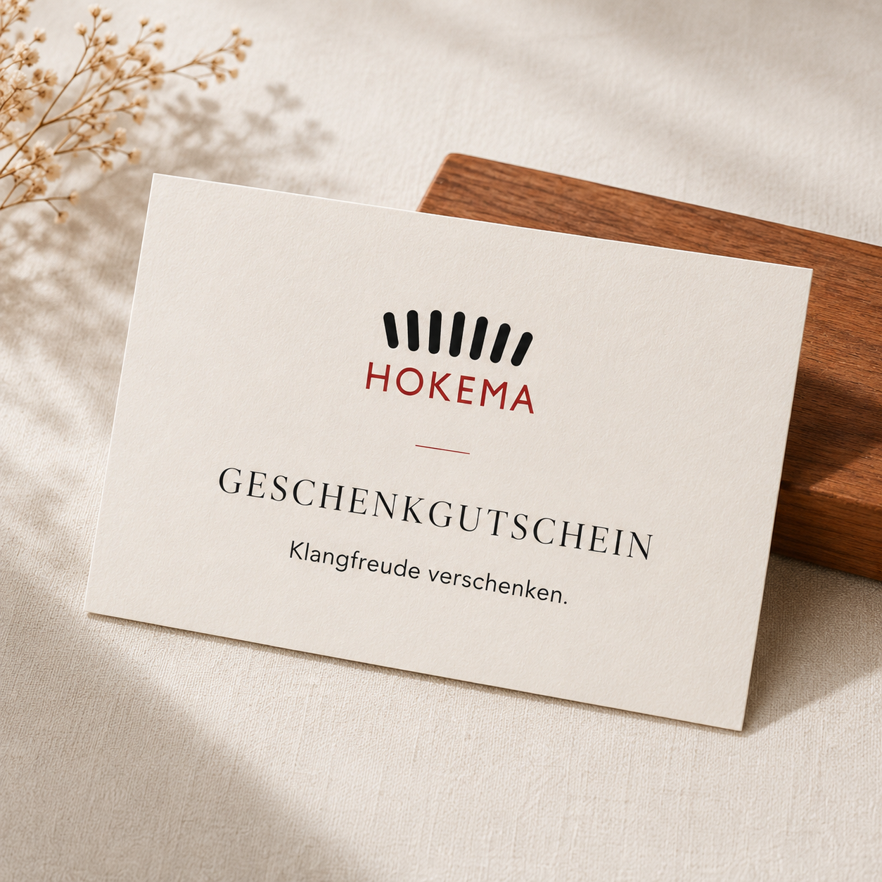HOKEMA Geschenkgutschein – Klangfreude verschenken