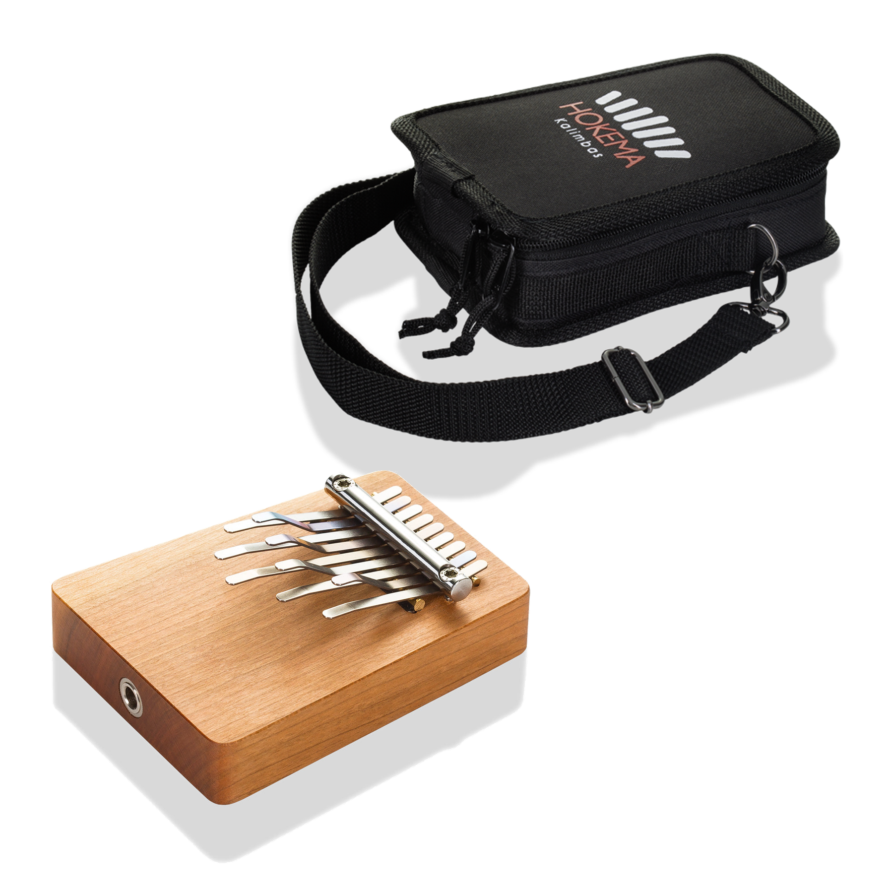 HOKEMA Kalimba B9 Elektro + Tasche – Originalinstrument und passende Transporttasche